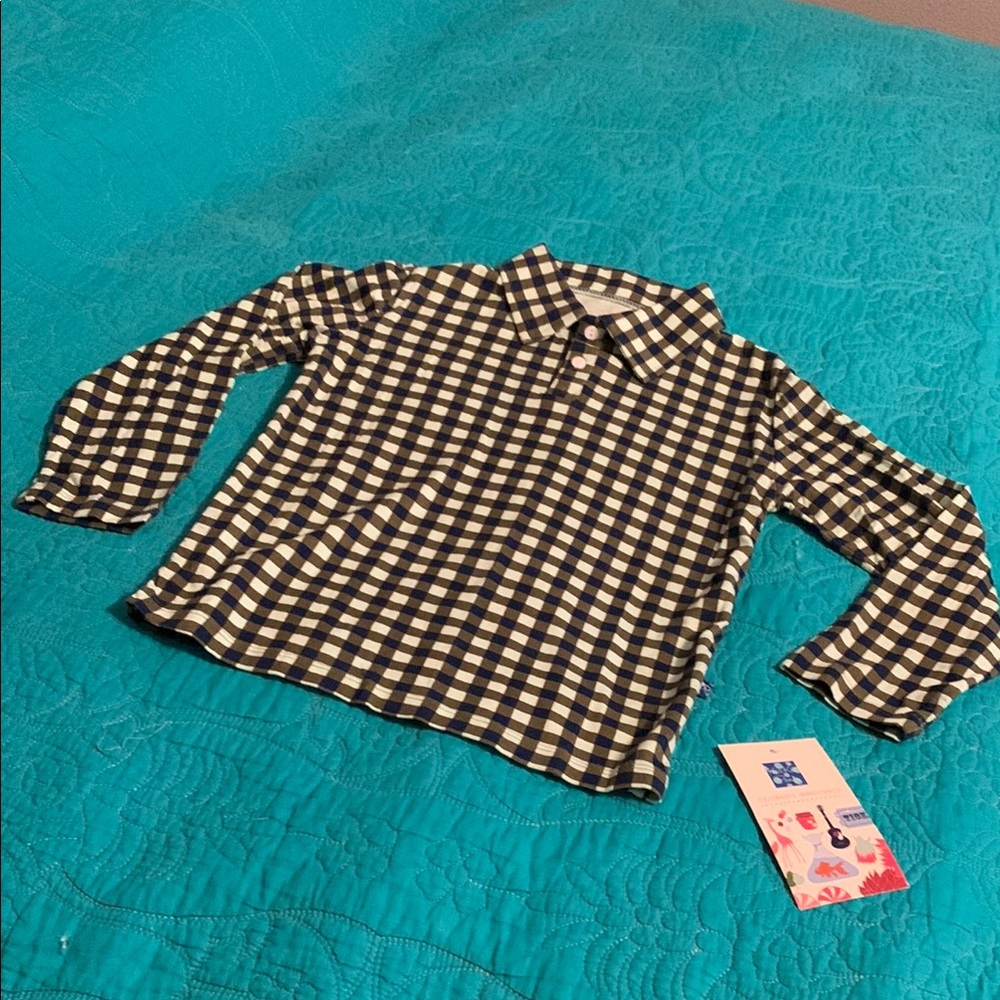 KicKee Kids Checkered Long Sleeve Shirt